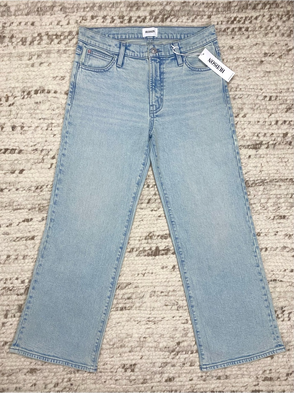 Hudson NWT Rosalie Wide Leg Jeans in Matilda Light Wash, Size 27 - Picture 2 of 10